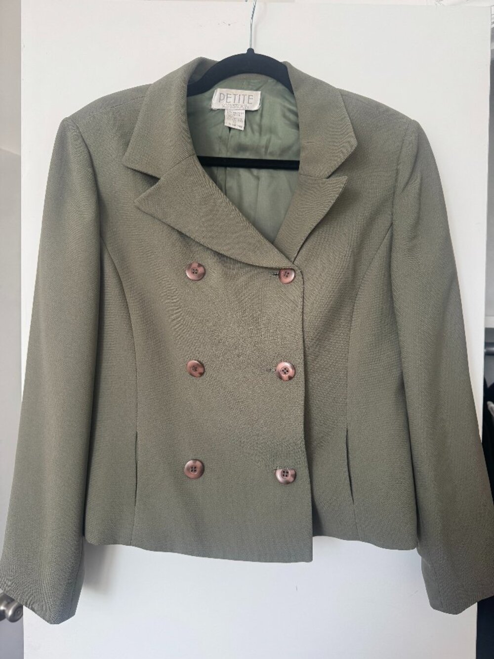 90's vintage olive green suit
